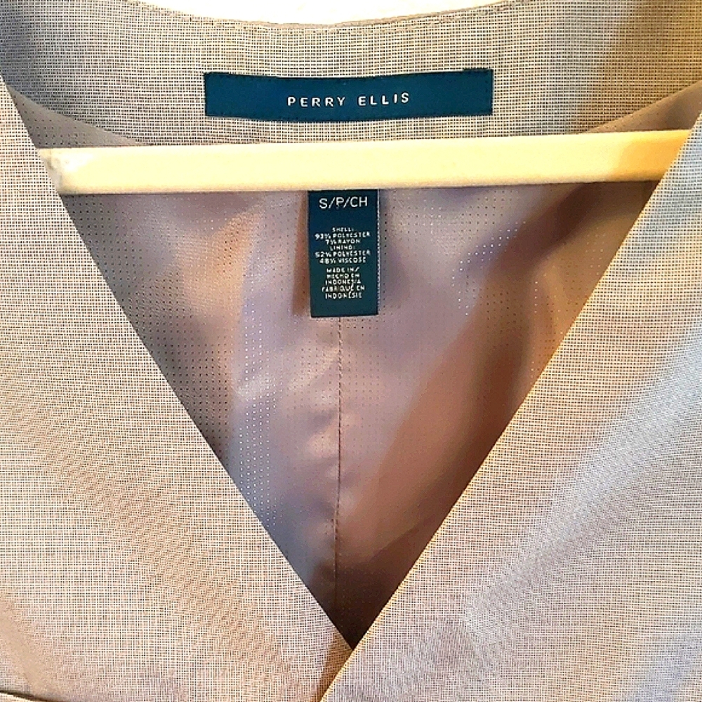 Perry Ellis Men's Vest Light Gray S - Picture 2 of 5